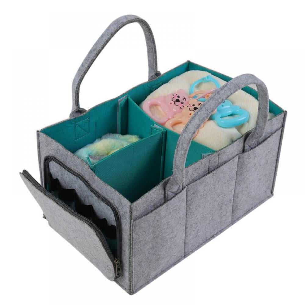 2X Baby Diaper Caddy Organizer Portable Holder Bag for Changing Table and Car 2C 