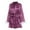 Purple, variant on Seductiva Items Robes for Women Silk Lace Up Cardigan Bathrobe Pajamas Comfortable Ice and Fun Home Clothes Soft Lightweight