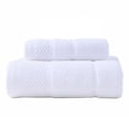 thumbnail image 2 of Bath Towel Set X1,Cotton 3 Pcs Or 3 Pcs Bath Towel Set Luxury Bath Towels for Bathroom Soft & Absorbent Bathroom Towels Set (1 Bath Towel 1 Hand Towel 1 Washcloth), 2 of 9