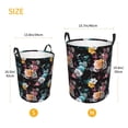 thumbnail image 5 of Xecao Hibiscus Rose Print Laundry Hamper Basket,designed for Blanket Storage and Nursery Clothes in the Bedroom, 5 of 8