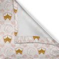 thumbnail image 6 of Ambesonne Woodland Valance & Curtain, Foxes Crescents Hearts, 55"x45", Pale Coffee Rose and White, 6 of 7