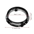 thumbnail image 1 of 7 Inch Car Headlight Round  Mounting Bracket for Wranglersilver for  Headlight Mounting  7 Inch Headlight Mounting Bracket Koplamp 7 in Headlight, 1 of 8