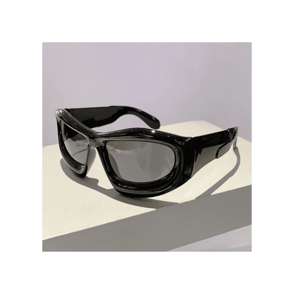 Goggles-Style Wraparound Sunglasses - UV400 Protective Eyewear
