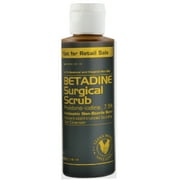 Betadine Surgical Scrub Antiseptic Povidone Iodine Skin Cleanser, 4 oz