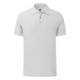 thumbnail image 1 of Fruit Of The Loom - Polo entallado 65/35 para hombre caballero (Gris Jaspeado), 1 of 1
