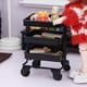thumbnail image 5 of Estante de Carro Rodante en Miniatura de Muñecas 1/12 con Ruedas, Estante de Exhibición de 3 Niveles, Accesorios de Decoración para Muebles Baoblaze Carro rodante en miniatura, 5 of 7