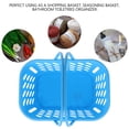 thumbnail image 3 of AURARMLET Cesta Organizadora De Plástico Azul Para Supermercado Con Doble Asa Y Gran Capacidad, 3 of 8