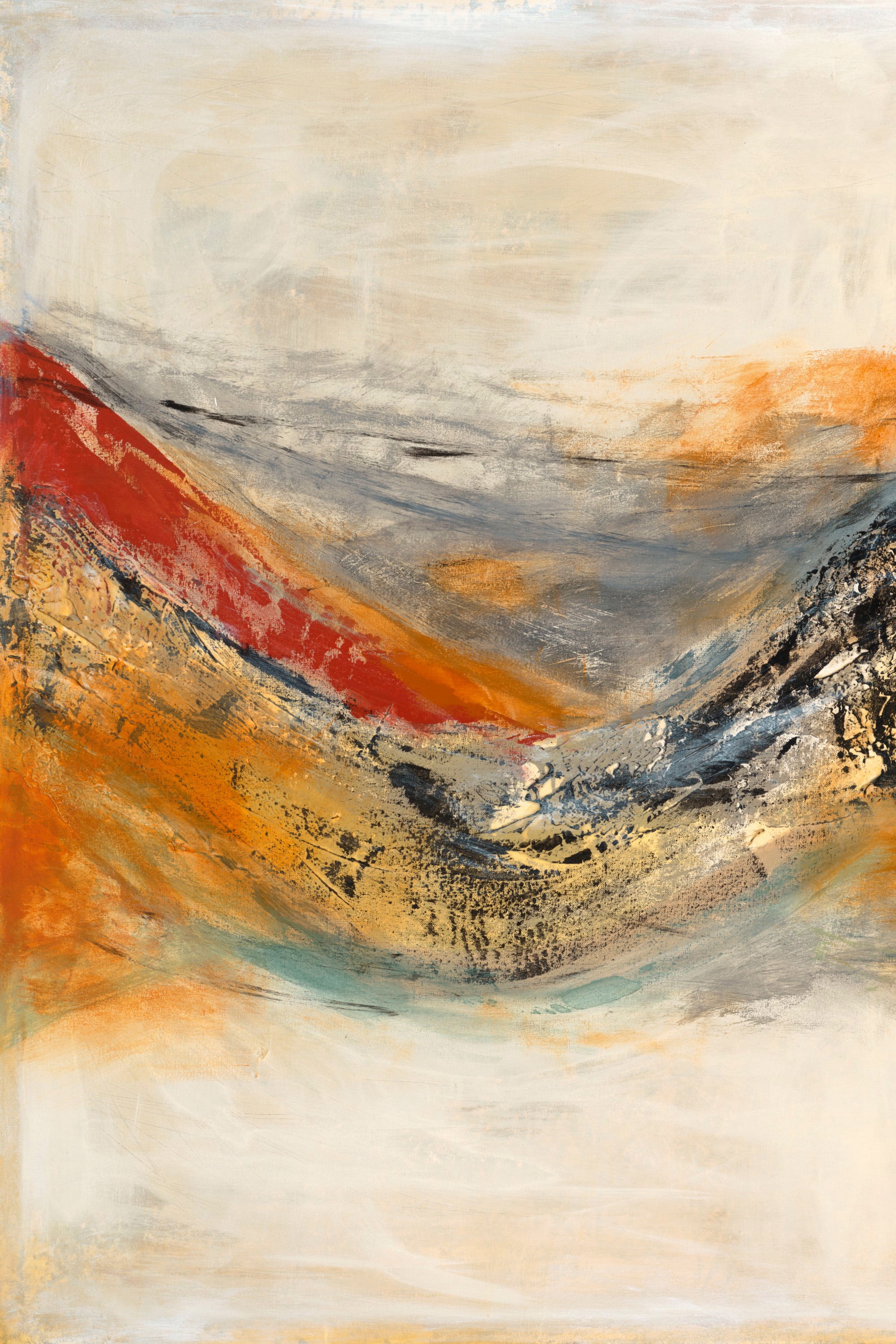 "Entwine I" Painting Print on Wrapped Canvas