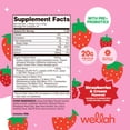 thumbnail image 4 of Wellah Grass-Fed Whey Protein Isolate Powder (Strawberries and Cream) 30 Servings - With Prebiotics, Enzymes & Probiotics, 20g of Protein, 100 Calories, Naturally Sweetened, 4 of 4
