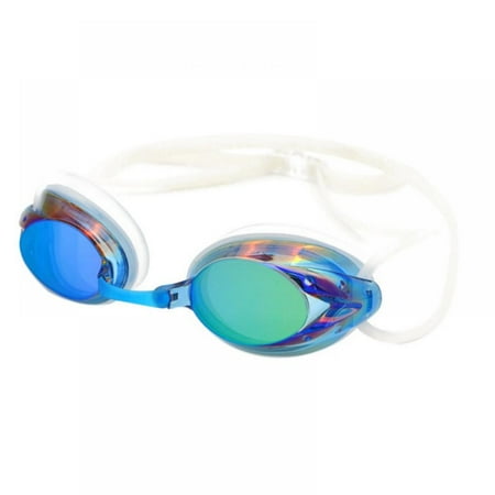 

SUPERHOMUSE Swimming Goggles Anti Fog Shatterproof UV Protection Men Women High Definition Waterproof Anti-fog Electroplated Lens Silicone Nose Clip Protection Case Swimming Goggles Suit