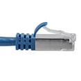 thumbnail image 3 of Monoprice Cat7 Ethernet Patch Cable - 7 feet - Blue | Flexboot RJ45  Stranded  600Mhz  S/FTP  CMX  Pure Bare Copper Wire  26AWG   -  Entegrade Series, 3 of 6