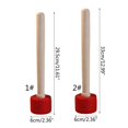 thumbnail image 3 of Yoga Singing Bowl Silicone Stick Handmade Wood Hammer Meditation Tibetan Bowl Mallet Home Decoration Healing Gift, 3 of 4