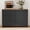 Black/Knotty Oak, variant on STYLIVIA 6-Drawer Dresser for Adults with Laser-Cut Drawer Fronts, Knotty Oak, 45.4" W x 15.7" D x 32" H - Perfect for Bedrooms and Storage