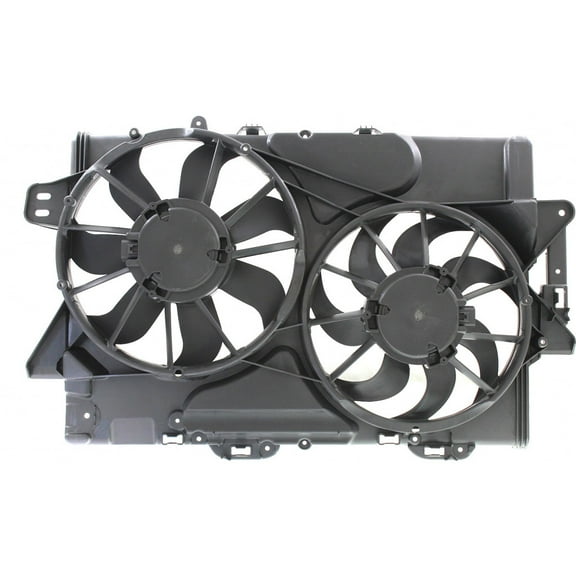 For Pontiac Torrent Cooling Fan Assembly for Radiator / A/C Condenser 2008 2009 3.4L For GM3115241 | 19130587