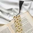 thumbnail image 6 of Kdxio Sunflowers and Bees Print Metal Tassel Bookmarks,Perfect Gift for Art Lovers and Bookworms Metal Bookmarks for Women, 6 of 8