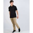 thumbnail image 5 of Real Essentials 3 Pack: Men's Quick-Dry Short Sleeve Athletic Performance Polo Shirt (Available In Big & Tall), 5 of 5