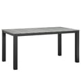 thumbnail image 1 of Modway Table de Salle à Manger d'Extérieur en Aluminium 63 Pouces pour Patio 63 Maine, Gris, 1 of 3