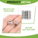 thumbnail image 3 of Adaptadores de tornillo convertidor hembra de 1/4" a macho de 3/8", adaptador de rosca para trípode, plateado 12 piezas, 3 of 7