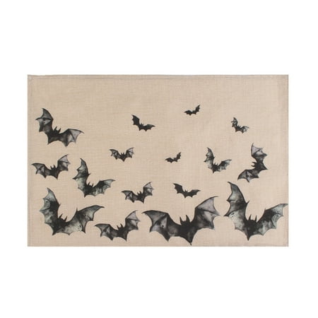 

Bat Placemats Must Have Insulated Placemats For Halloween Parties Festive Atmosphere Create Unique Halloween Table Decorations