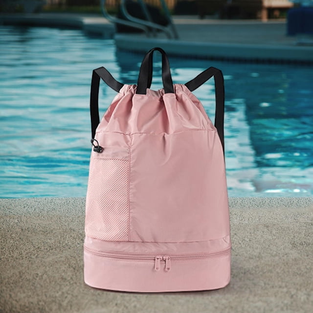 Mochilas con Cordón de Malla Salvador Bolsa Deportiva Rosa