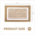 thumbnail image 2 of Bathroom Rug Mat, Ultra Soft and Water Absorbent Bath Rug, Bath Carpet, Machine Wash/Dry, for Tub, Shower, and Bath Room Brown 20"x29", 2 of 7