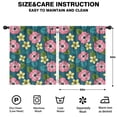 thumbnail image 2 of Pioneer Flower Floral Print Pattern Teens Curtains,Teens Insulated Curtains Set Of 2,Bedroom Essentials,Toddler Room Decor 52"x63", 2 of 5