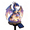 Solar Dragon Crystal Garden Light - A10, variant on Dragon Legacy Golden Ember Edition Solar Garden Light, Gothic Medieval Dual Dragon Outdoor Statue Lamp, Waterproof Fantasy Yard Patio Ornament Decor for Halloween, Unique Gift for Dragon Lovers (A)