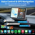 Wireless Apple Car Play with Bluetooth, 7'' Portable Apple Carplay