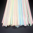 thumbnail image 4 of Toystoory 100 Uds. Pajita para beber desechable de Color rayado pajitas flexibles para beber gran cantidad de largo 6mm herramientas para beber oficina Cocina y Comedor Toystoory HA070713-01, 4 of 6