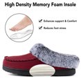 thumbnail image 4 of RockDove Women's Faux Fur Collar Moc Toe Clog Slipper, 4 of 7
