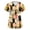 Khaki, variant on V-Neck Medical Scrub Top for Women with Cute Cat Print & Pockets - Breathable Side-Slit Nursing Uniform for Women's Vet, Hospital & Clinic Workwear Khaki S