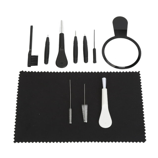 Sound Sound Cleaning Brush Multi Functional Reusable Sound Aid Wire Cleaner With Round PU Storage Case