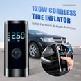thumbnail image 2 of FlyFlise Portable Smart Digital Air Pressure Electric Inflator Pump Black For Cars Automobile, 2 of 8