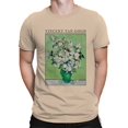 thumbnail image 2 of Vincent van Gogh White Roses Men's T-shirt, 2 of 3