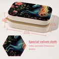 thumbnail image 5 of Unicorn Velvet Portable Storage Box with Removable Compartment – Jewelry Display, Earring Holder, Necklace Holder – Great Gift, 5 of 7