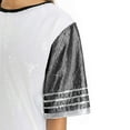 thumbnail image 3 of Women's Gameday Couture White/Black Pittsburgh Steelers Bling It Full Sequin Jersey Dress, 3 of 3