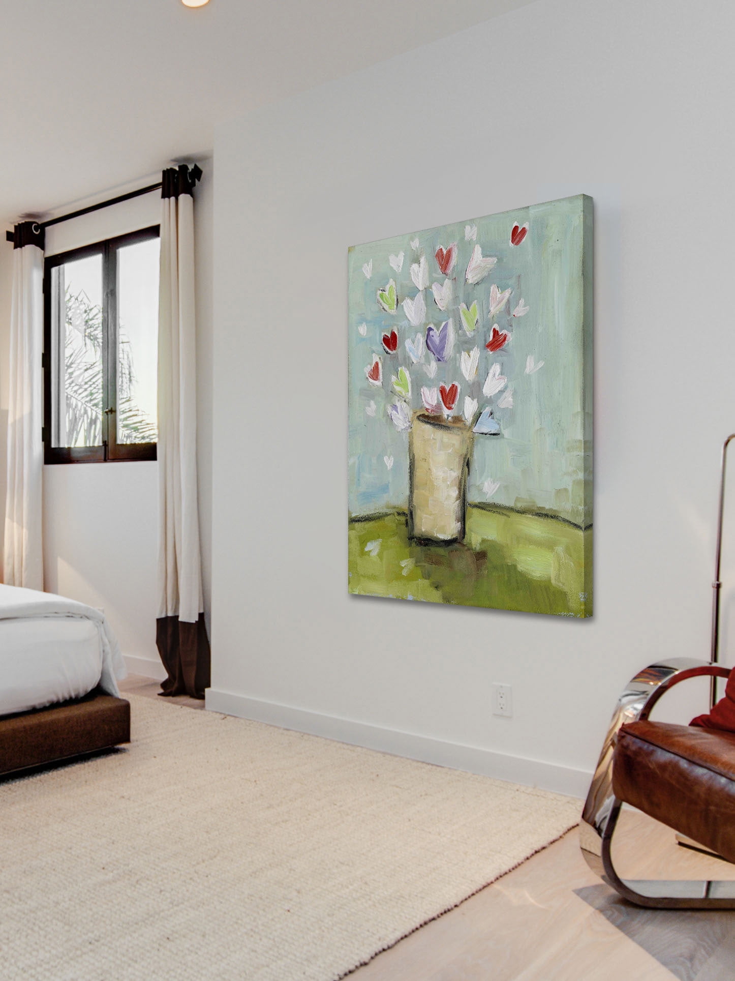 Marmont Hill "Simple Bouquet" by Tori Campisi Painting Print on Canvas