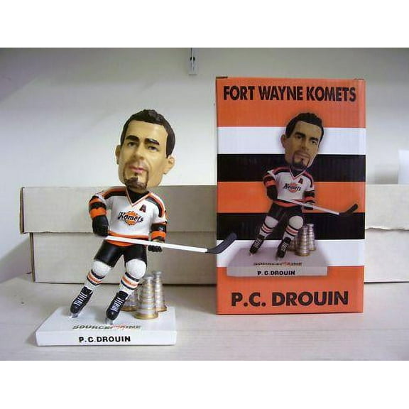 PC Drouin 2011 Fort Wayne Komets Hockey Bobble SGA Fort Wayne Komets Bobblehead
