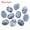 Blue Spot, variant on 15*20mm Oval Flatback Cab Cabochon Gemstone Beads Polished Jewelry Making DIY