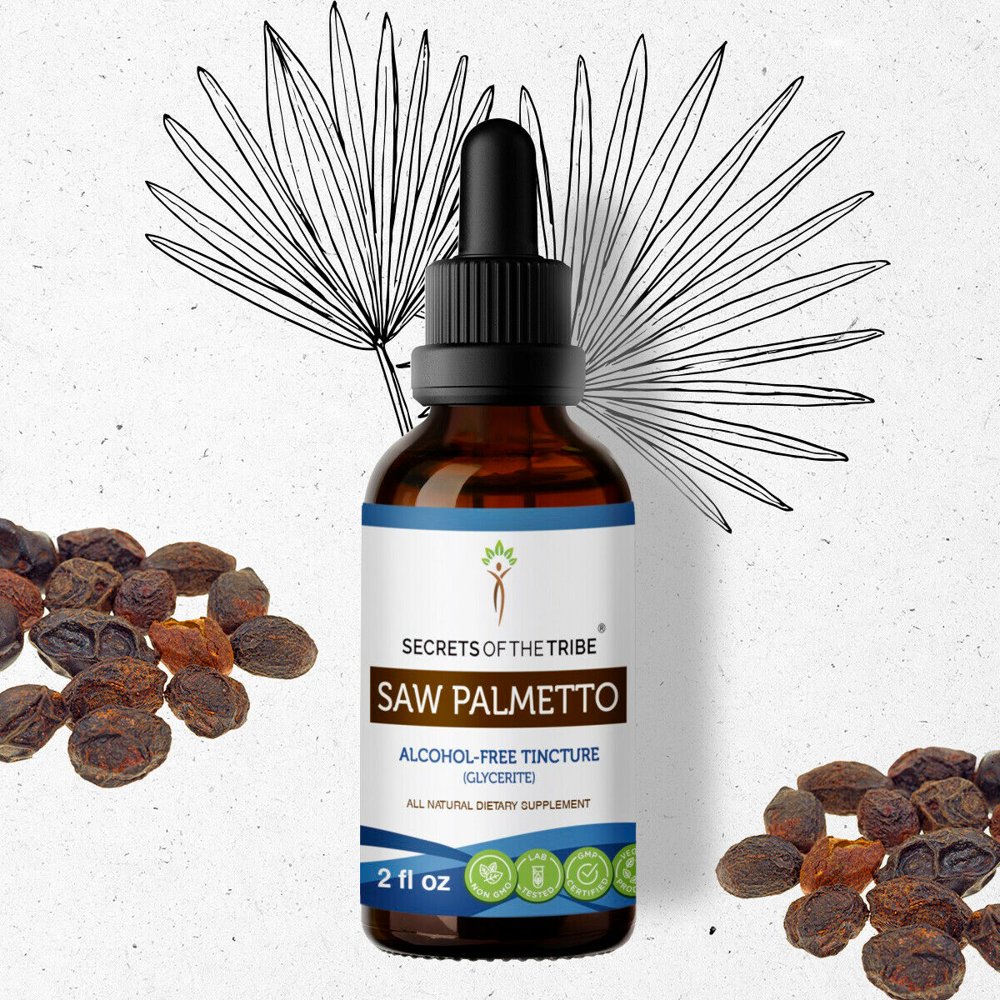 Saw Palmetto Tincture AlcoholFREE Extract, Organic Saw Palmetto