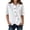 C-White80, variant on DHFJKG Women Asymmetrical Button Up Shirts Casual Solid Color Loose Fit Short Sleeve Irregular Hem Shirts Summer Comfy Tops