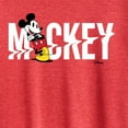 thumbnail image 3 of Disney - Mickey & Friends - Mickey Name Glitch - Women's Short Sleeve Graphic T-Shirt, 3 of 5