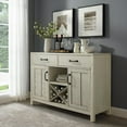 thumbnail image 3 of Crosley Brands Roots Sideboard, Whitewash, 3 of 10