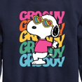 thumbnail image 3 of Peanuts - Groovy Stacked - Toddler And Youth Crewneck Fleece Sweatshirt, 3 of 6