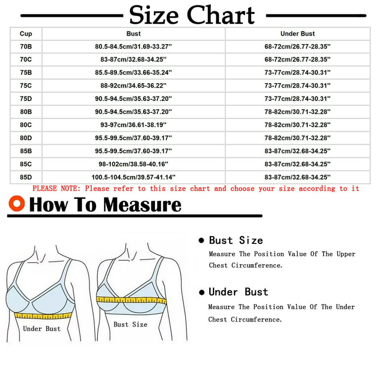 JSGEK Push up Plunge Plus Size Bra Clearance Trendy Wirefree Comfort  without Steel Ring Gathering Bra Fashion Breathable Black 75B Bra for Ladies