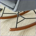 thumbnail image 6 of Rocking Chair, Mid-Century Modern Dark Grey | Foam Cushion | Solid Back, 6 of 10