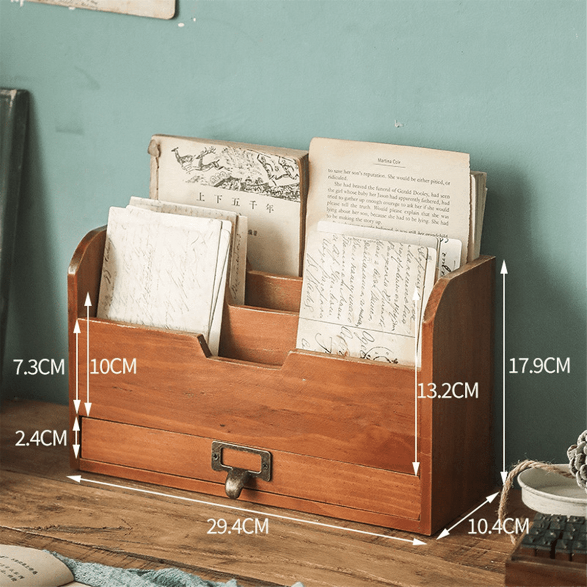 Office Desktop Storage Box Mask File Stationery Finishing Rack Japanese Card Information Picture Book A4 Paper Rack