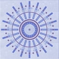 thumbnail image 1 of Ahgly Company Machine Washable Indoor Square Transitional Lavender Blue Area Rugs, 6' Square, 1 of 7