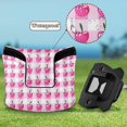 thumbnail image 6 of Haosy Cherry with Gingham Golf Mallet Putter Cover Strong Magnetic Leather Golf Club Headcover Closure, 6 of 7