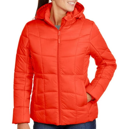 RTV-Faded Glory Women's Hooded Puffer Coat